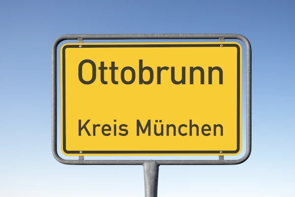 Ortsschild Ottobrunn