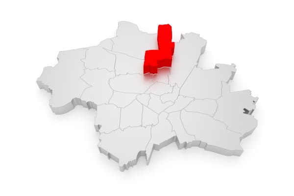 3D Grafik von Milbertshofen am Hart